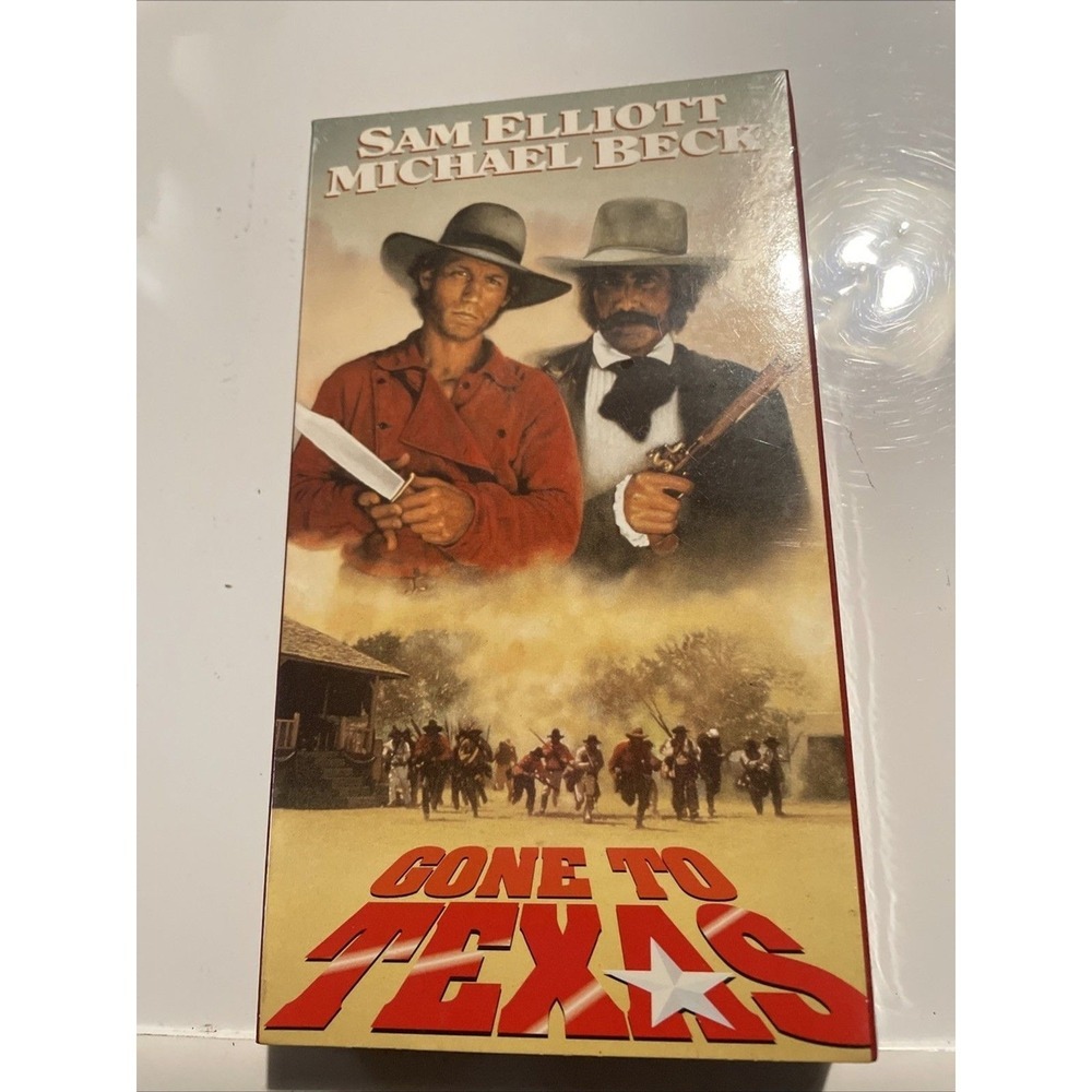 GONE TO TEXAS VHS Tape Vintage 1986 Sam Elliott Michael Beck Western Drama Movie